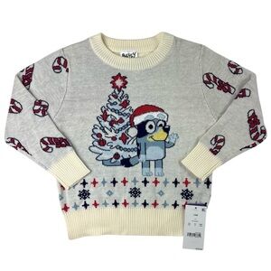 Bluey Christmas Holiday Knit Sweater Infant Size 18M